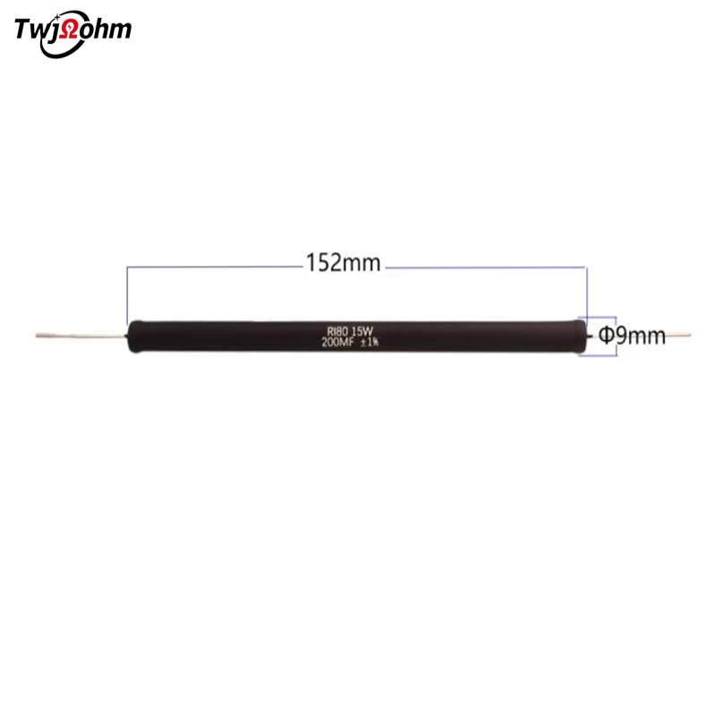 HVR80AK15209J Metal 20W Glass Glazed Resistors 10M50M00M200M300MF Ohmic Thick Film Non Inductive Precision High Voltage Resistors